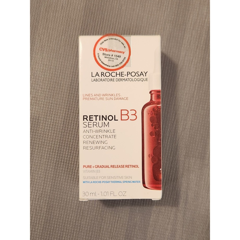 La Roche-Posay Retinol B3 Serum Anti-Wrinkle Concentrate 30ml 1.01‎ fl oz New